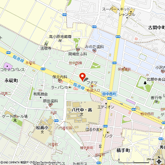 有限会社 タイヤ倶楽部付近の地図
